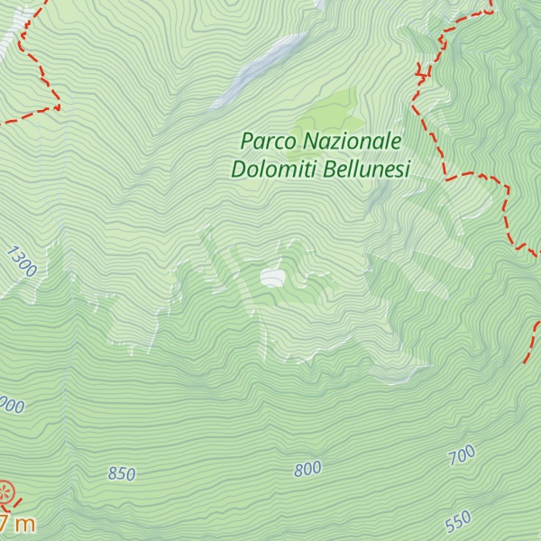 Map of Busa dei Vedei