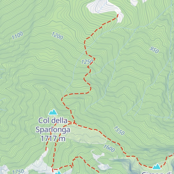 Map of Casera Gravedél