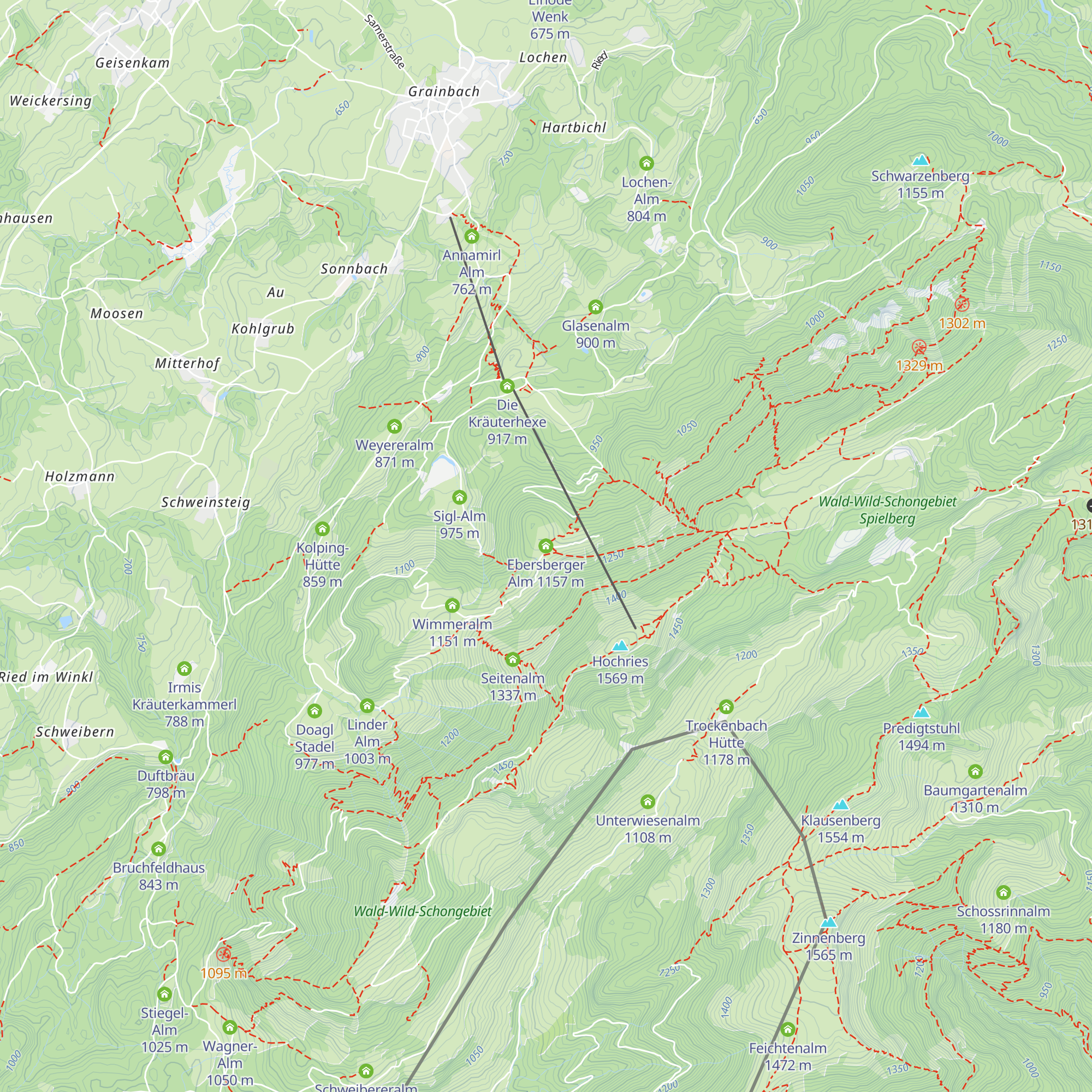 Ebersberger Alm map