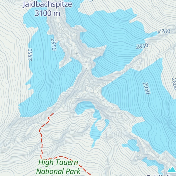 Map of Schlieferspitze