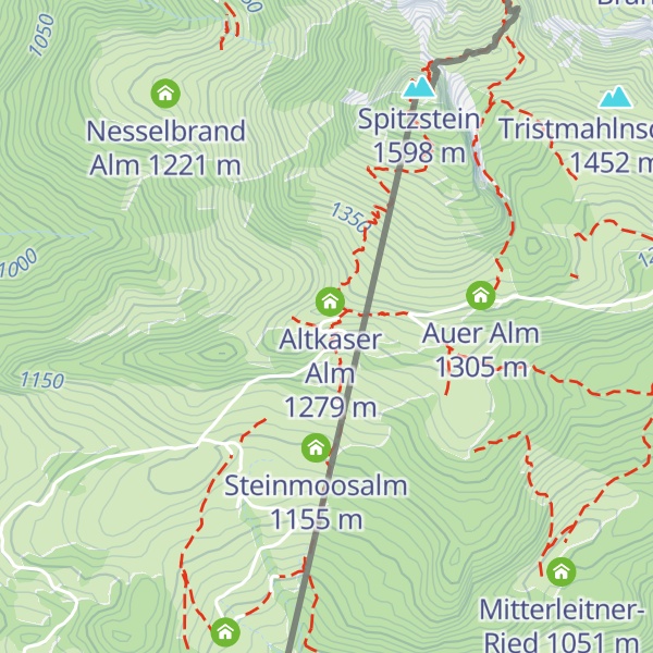 Map of Spitzsteinhaus