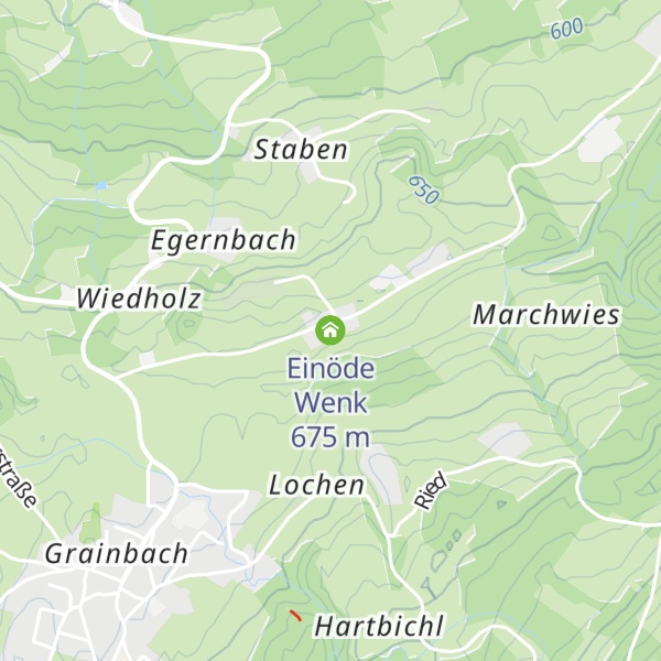 Map of Einöde Wenk