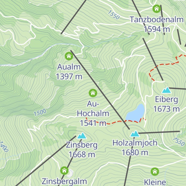 Map of Au-Hochalm