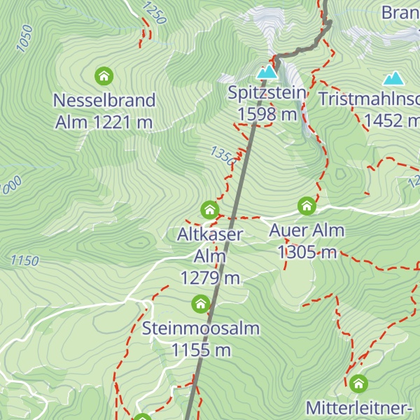 Map of Altkaser Alm
