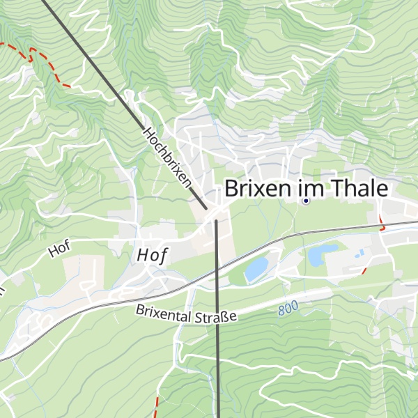 Map of Skiwelt Bistro