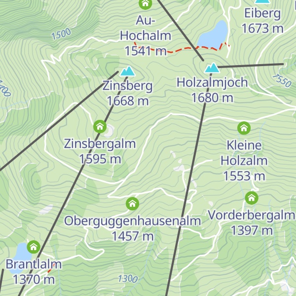 Map of Holzalm