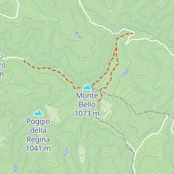 Map of Monte Bello