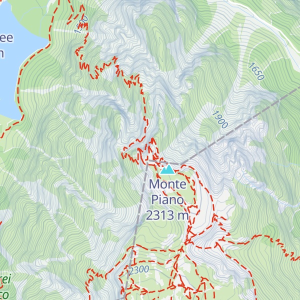 Map of Toblacher Kreuz - Croce di Dobbiaco