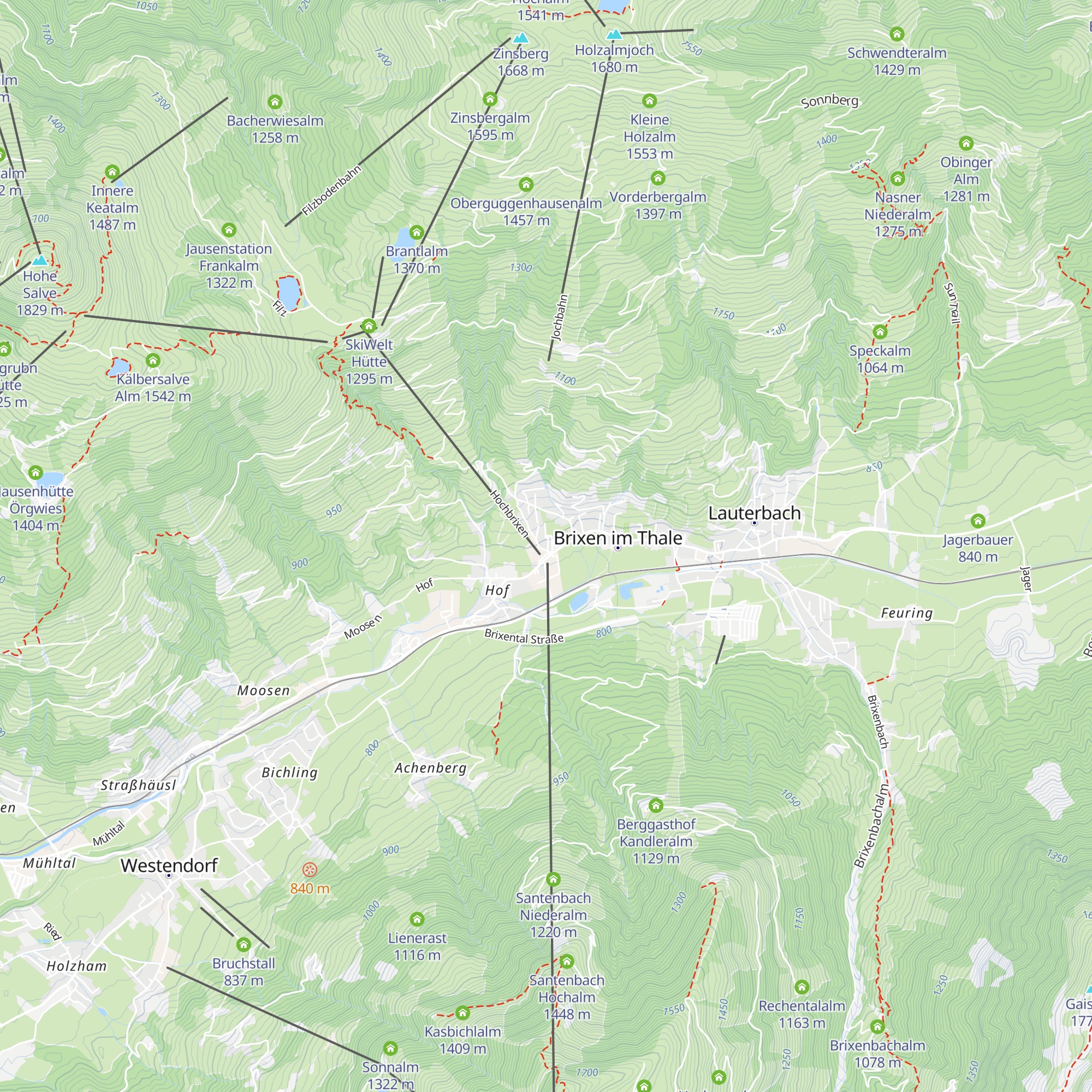 Brixnerstadl map