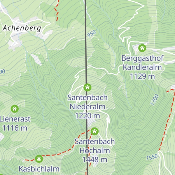 Map of Santenbach Niederalm