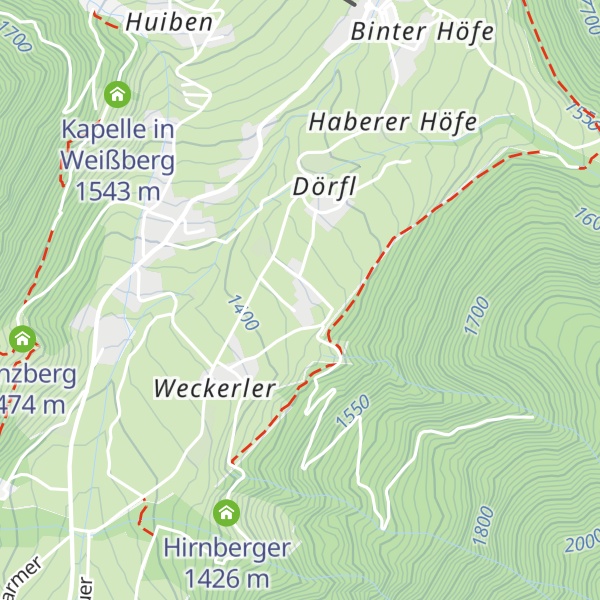 Map of Kapelle beim Gatterer