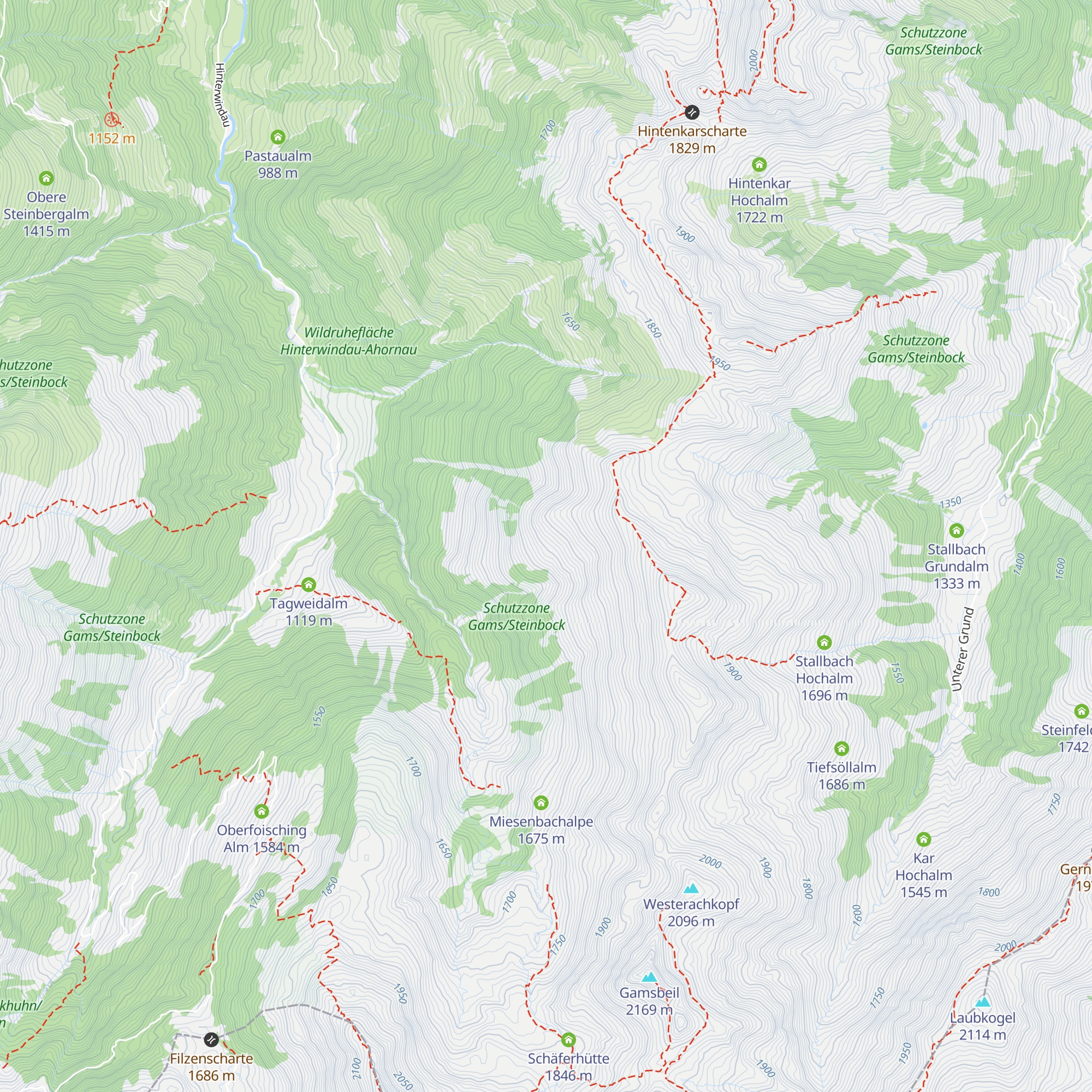 Reichaalm map