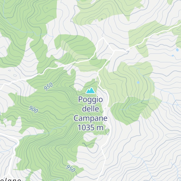 Map of Poggio delle Campane