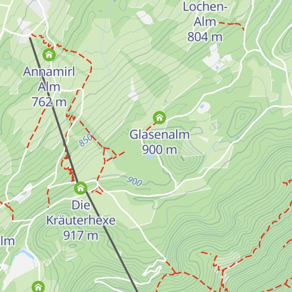 Map of Jager-Alm