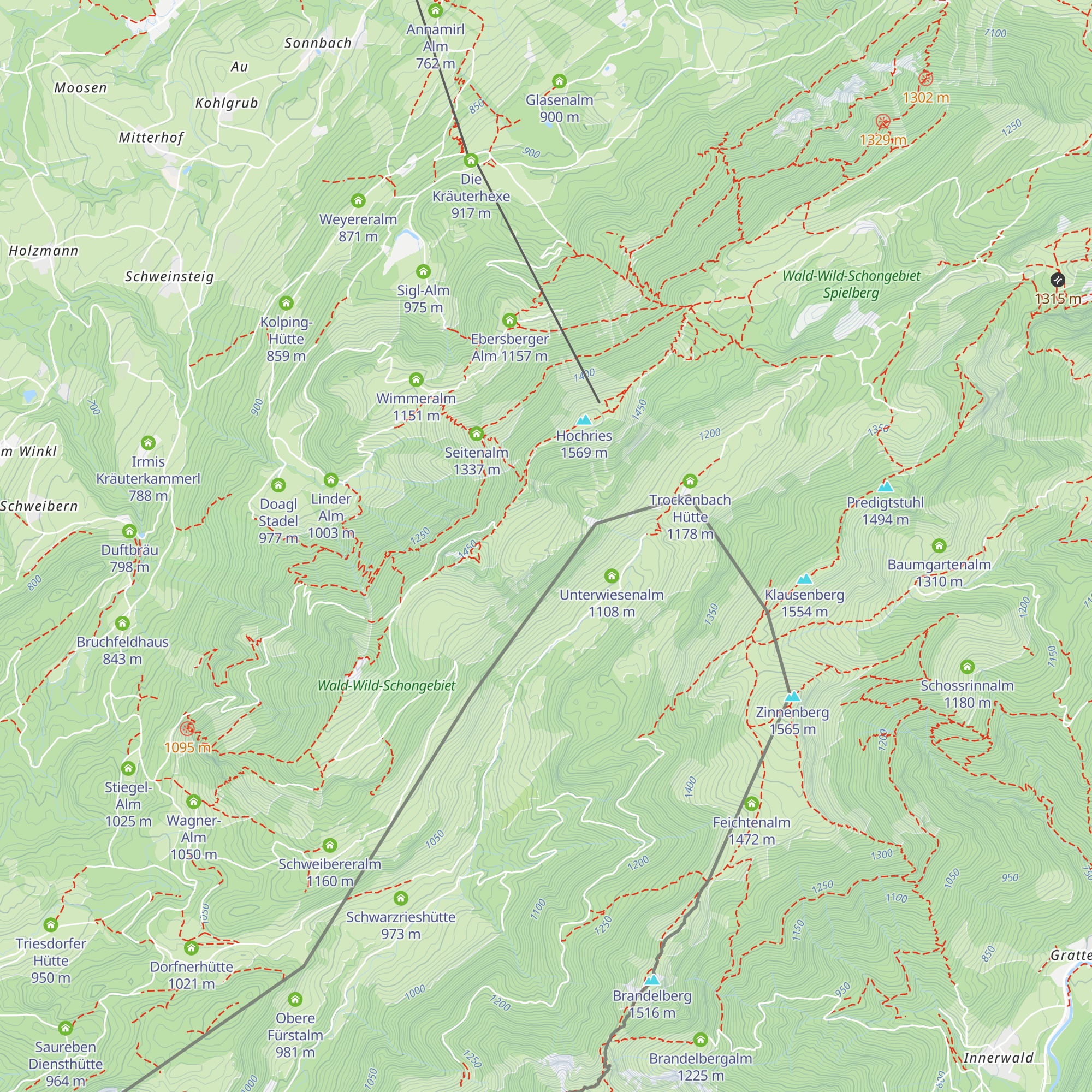 Karalm map