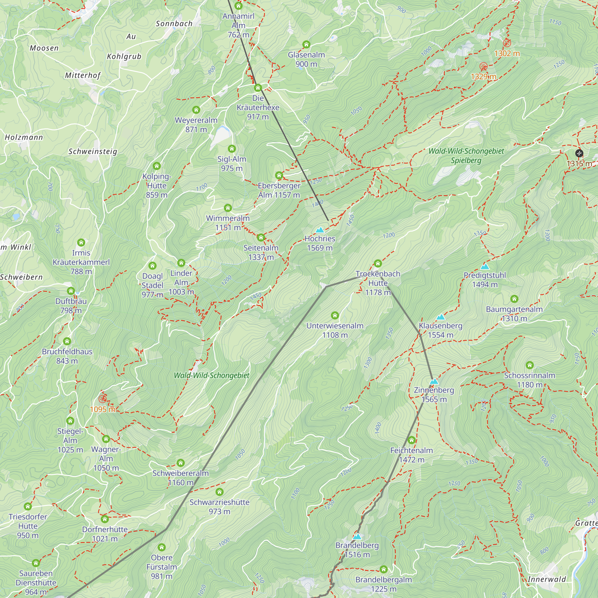 Karalm map