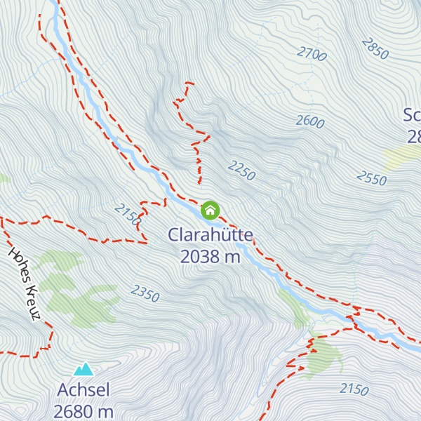 Map of Clarahütte