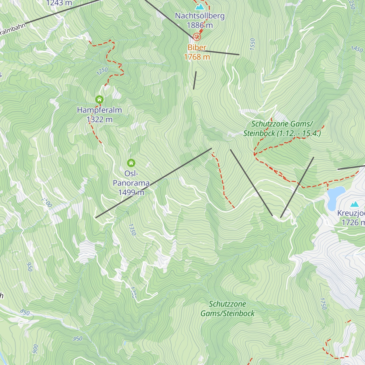 Fleidingalm map