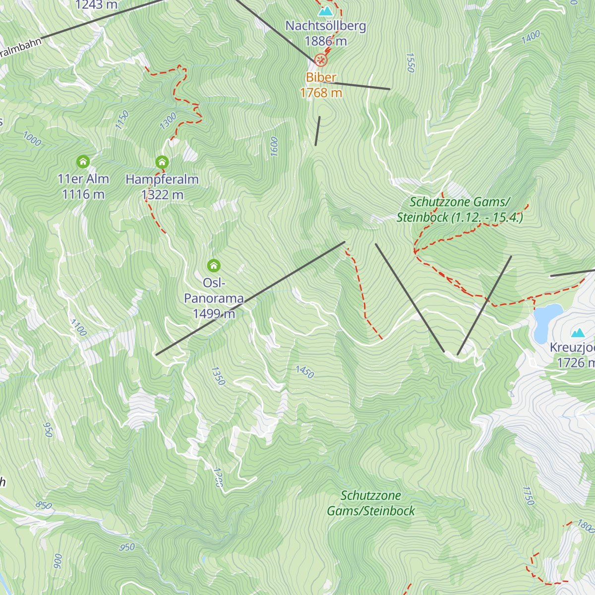 Fleidingalm map