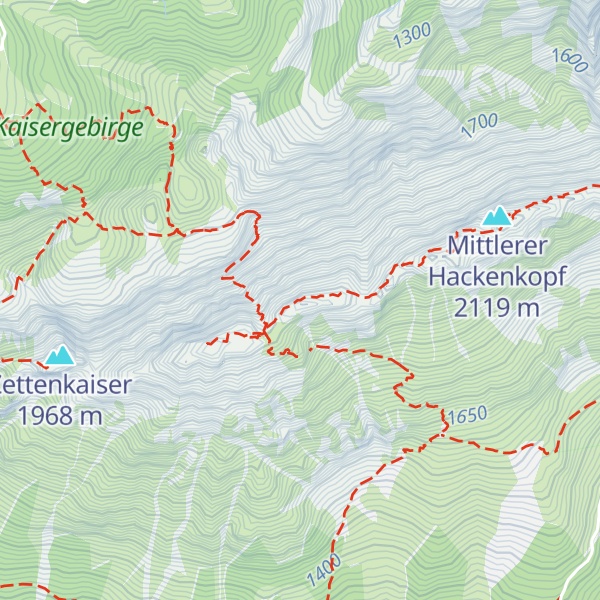 Map of Westlicher Hackenkopf
