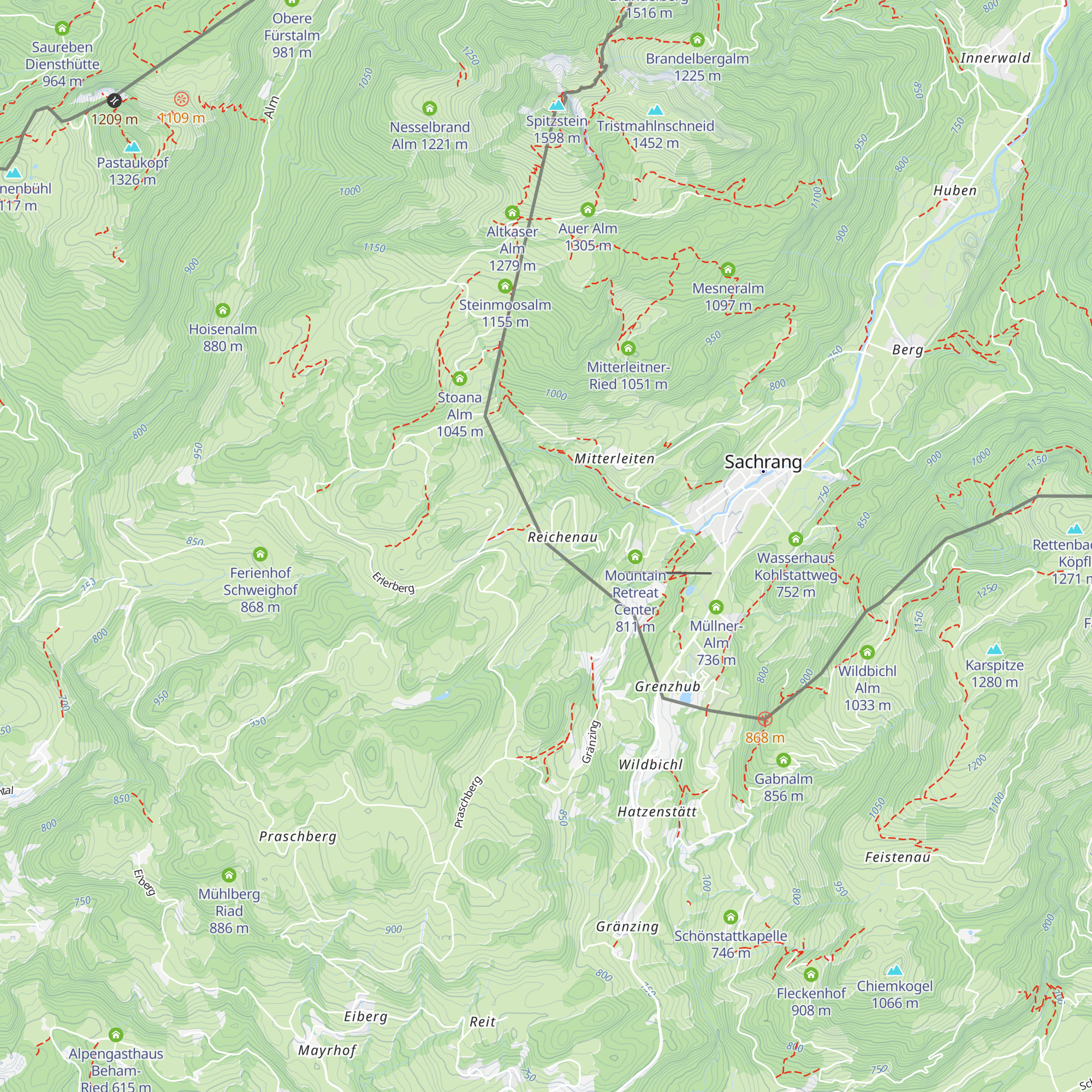 Untereck map