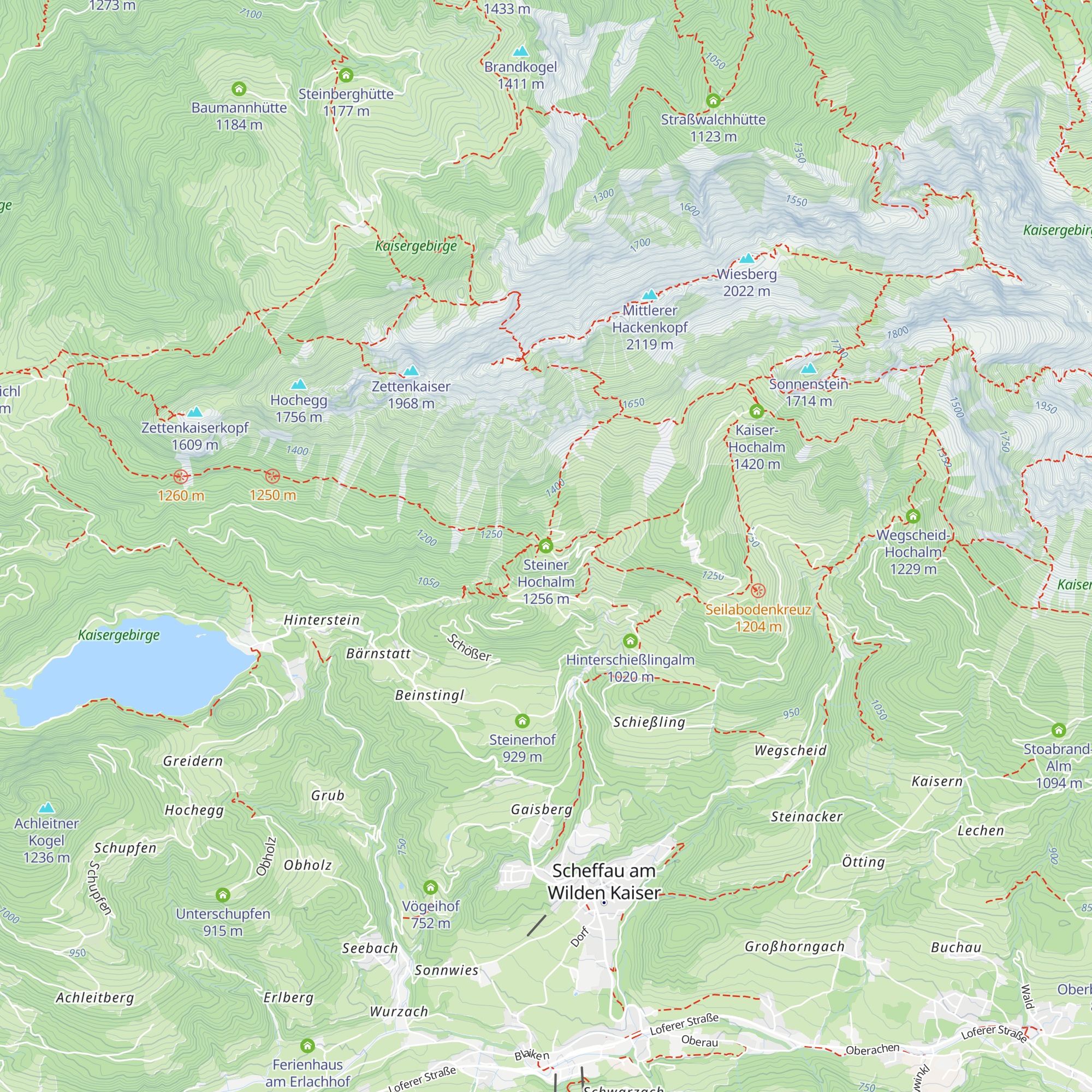 Steiner Hochalm map