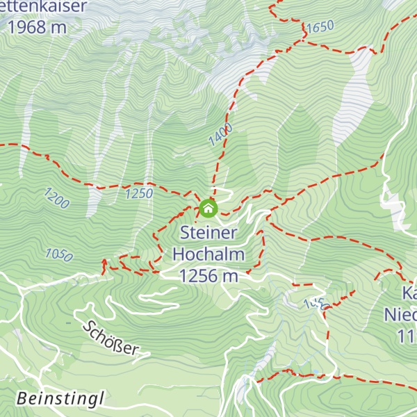 Map of Steiner Hochalm