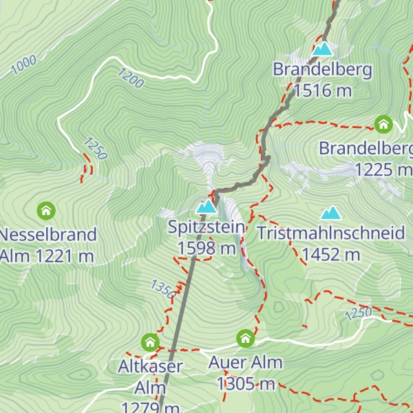 Map of Spitzstein
