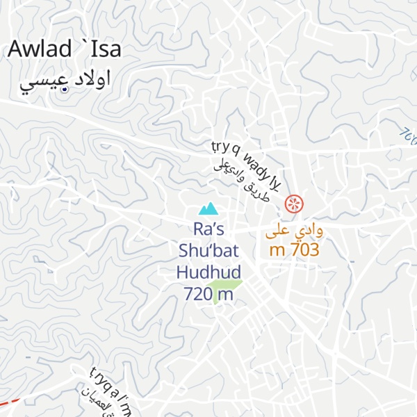 Map of Ra’s Shu‘bat Hudhud