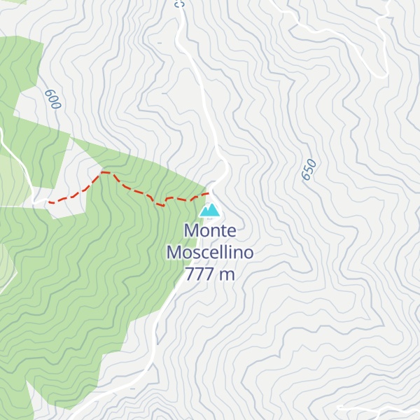 Map of Monte Moscellino