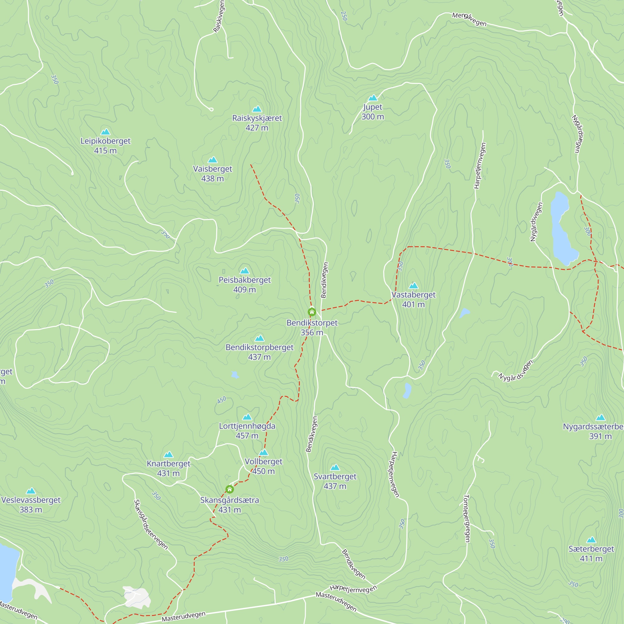 Bendikstorpet map
