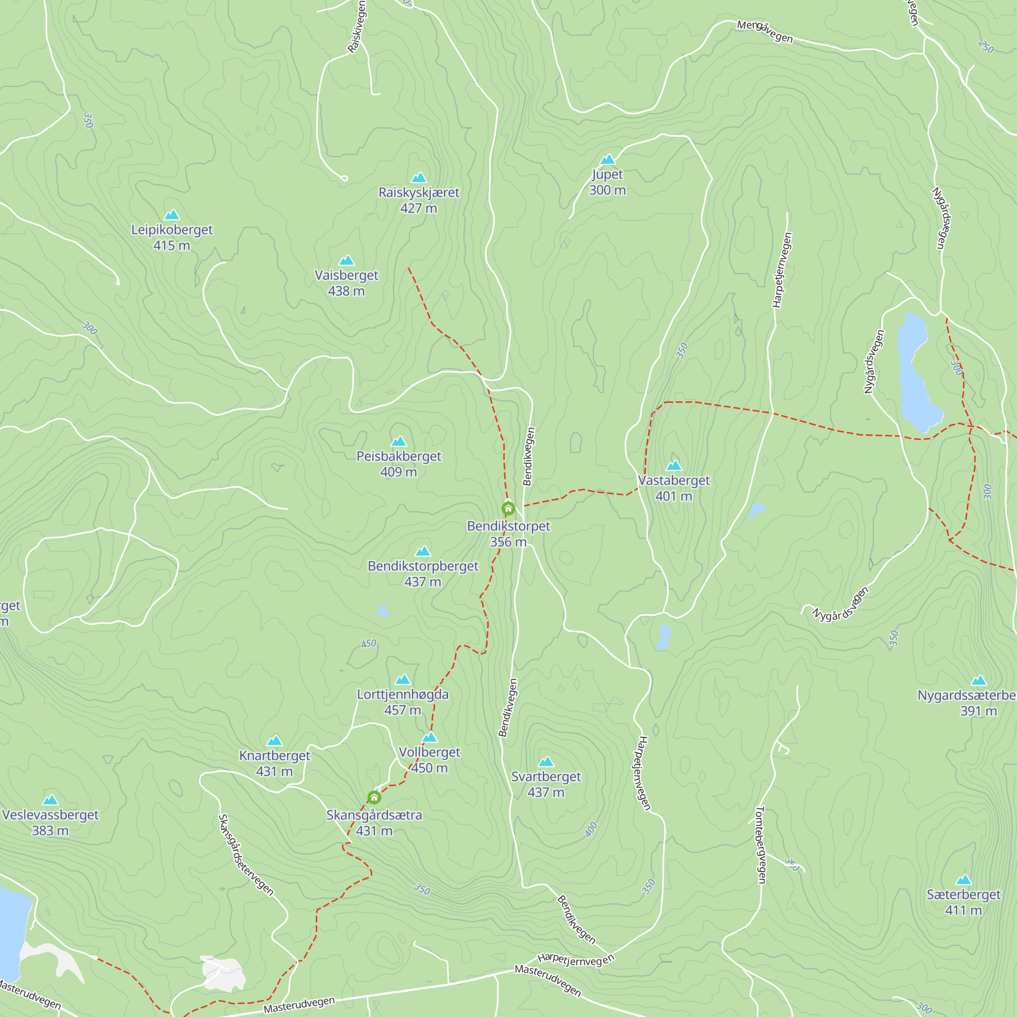 Bendikstorpet map