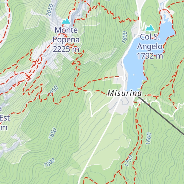 Map of Malga Misurina