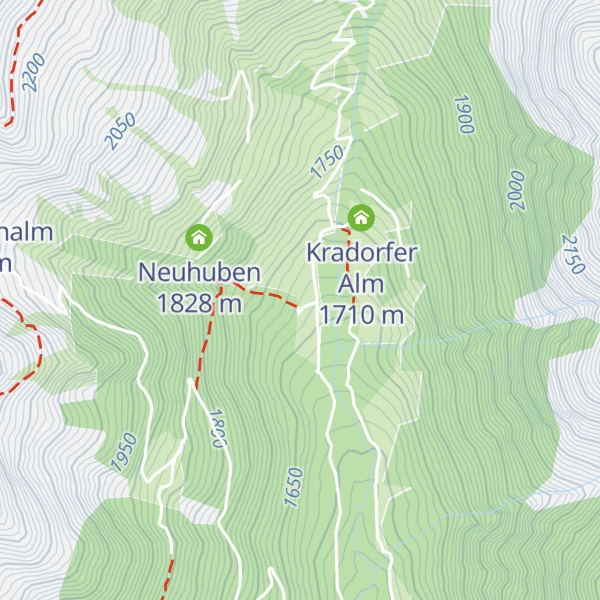 Map of Messnerhütte