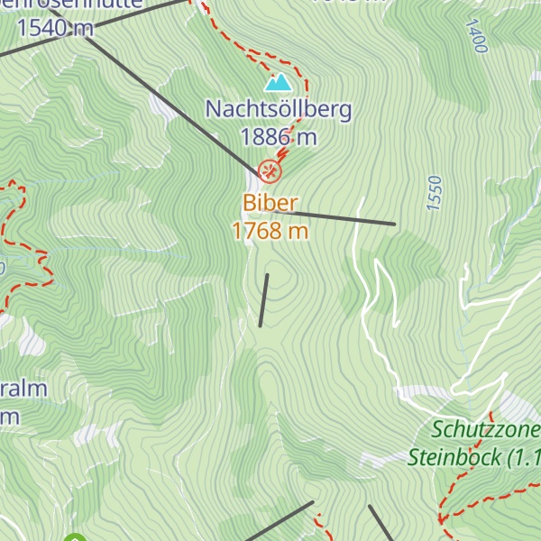 Map of Laubkogel