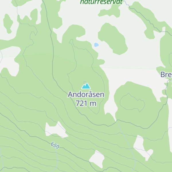 Map of Andoråsen
