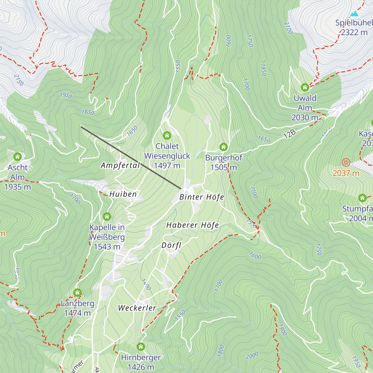 Talschlusshütte map