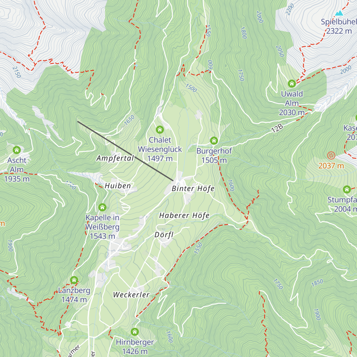 Talschlusshütte map