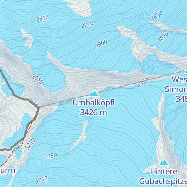 Map of Umbalköpfl