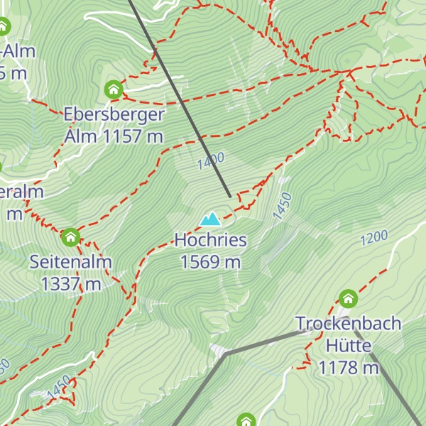 Map of Hochrieshütte