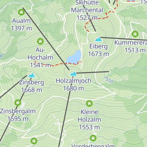 Map of Holzalmjoch
