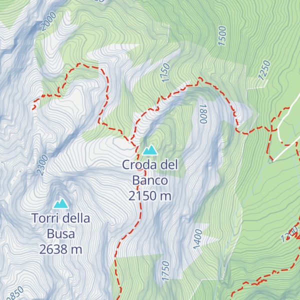 Map of Croda del Banco
