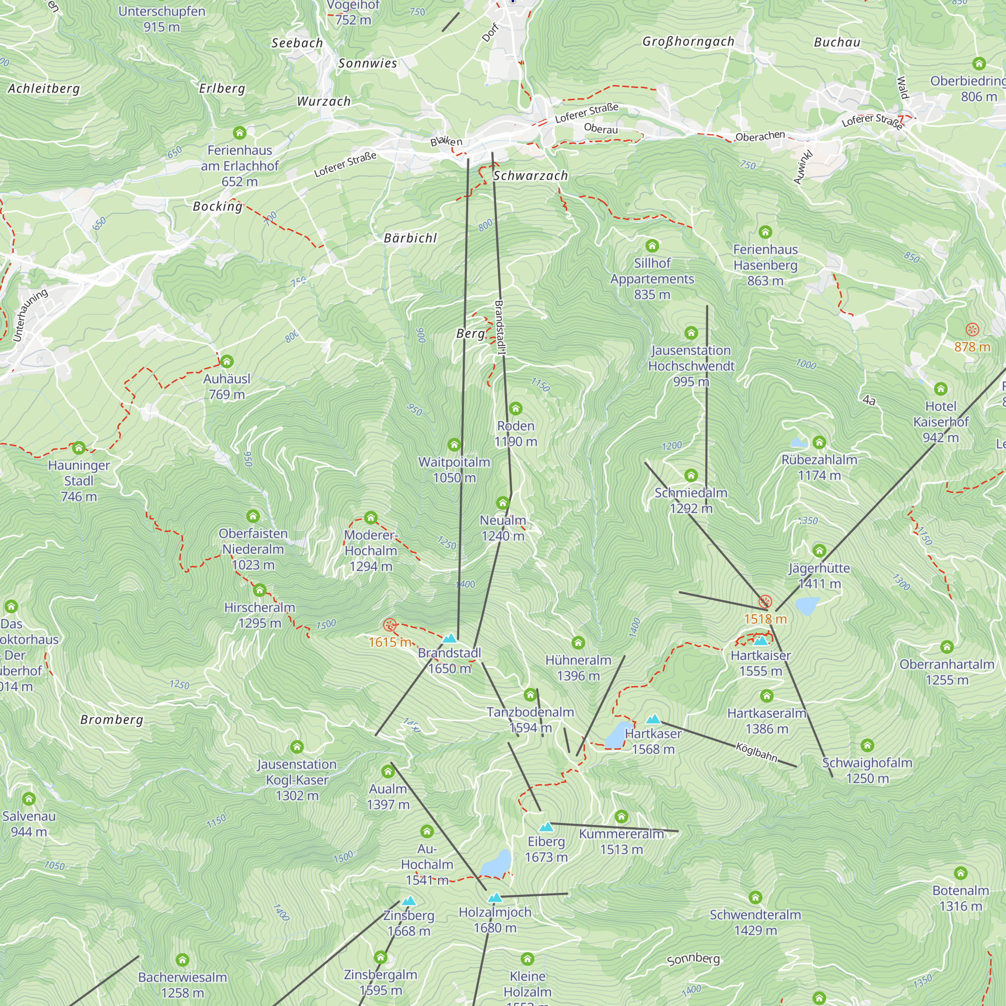 Neualm map