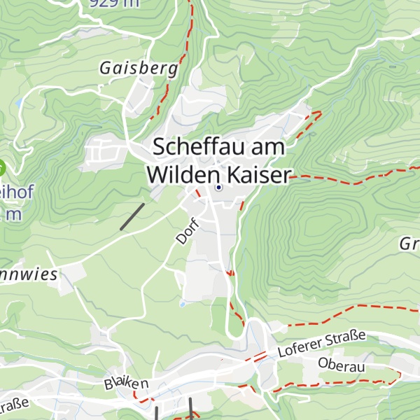 Map of Tourist Information Scheffau