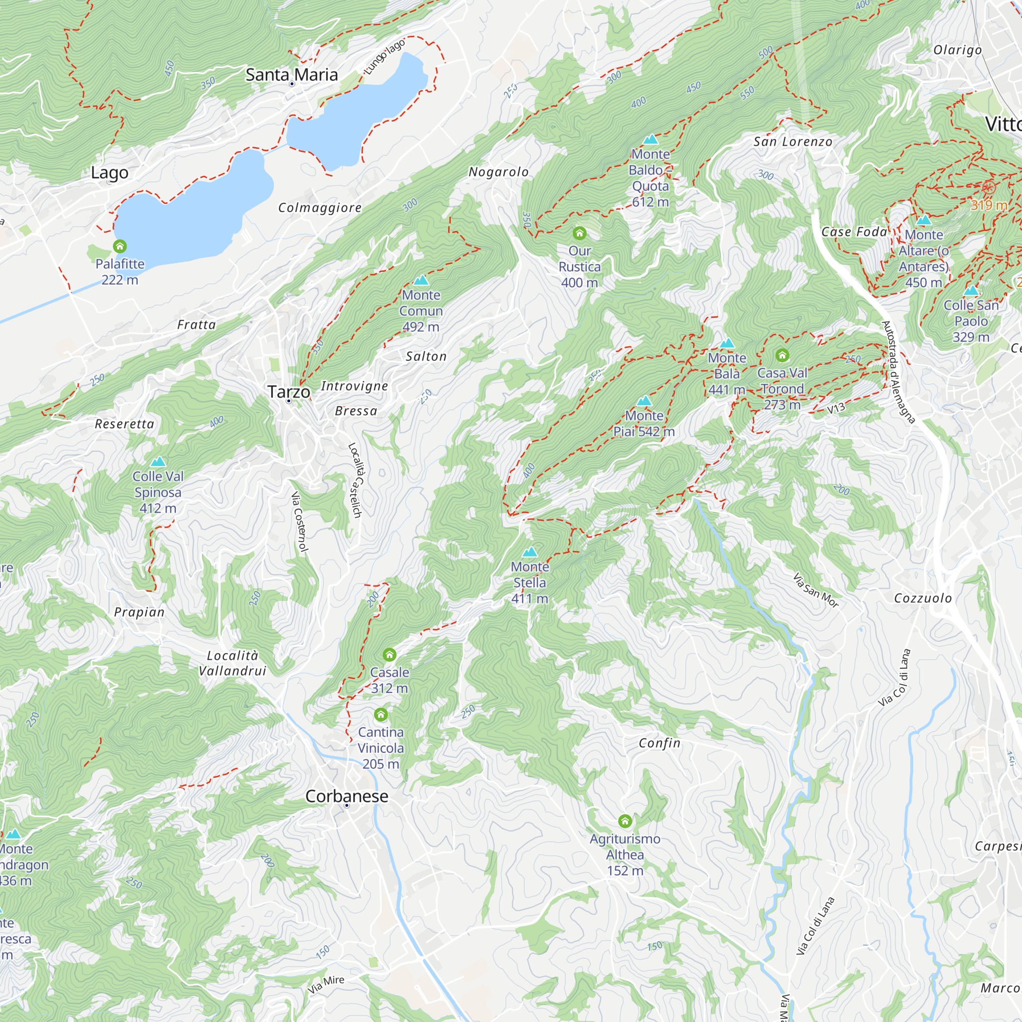 Casa Frassinelli map