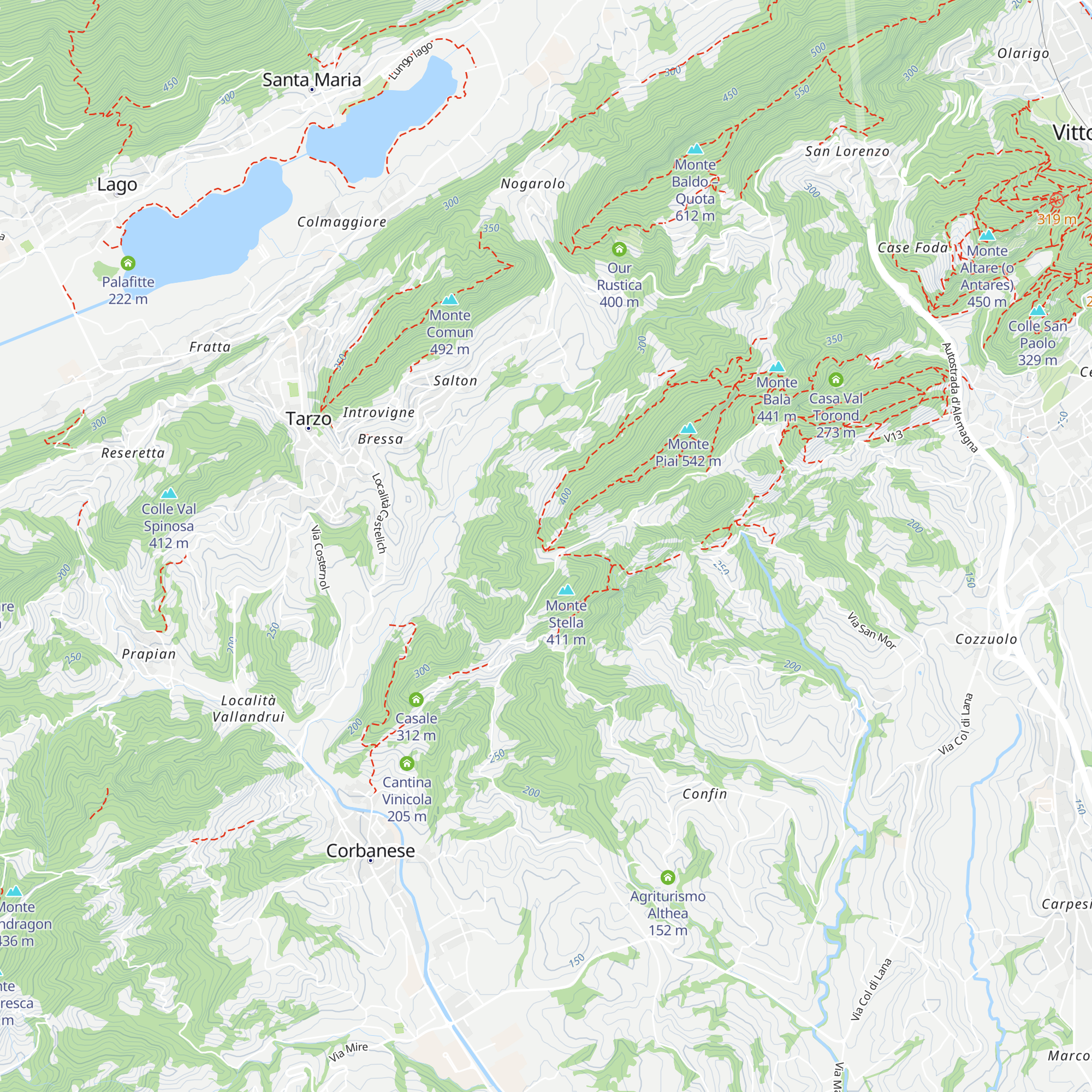 Casa Frassinelli map
