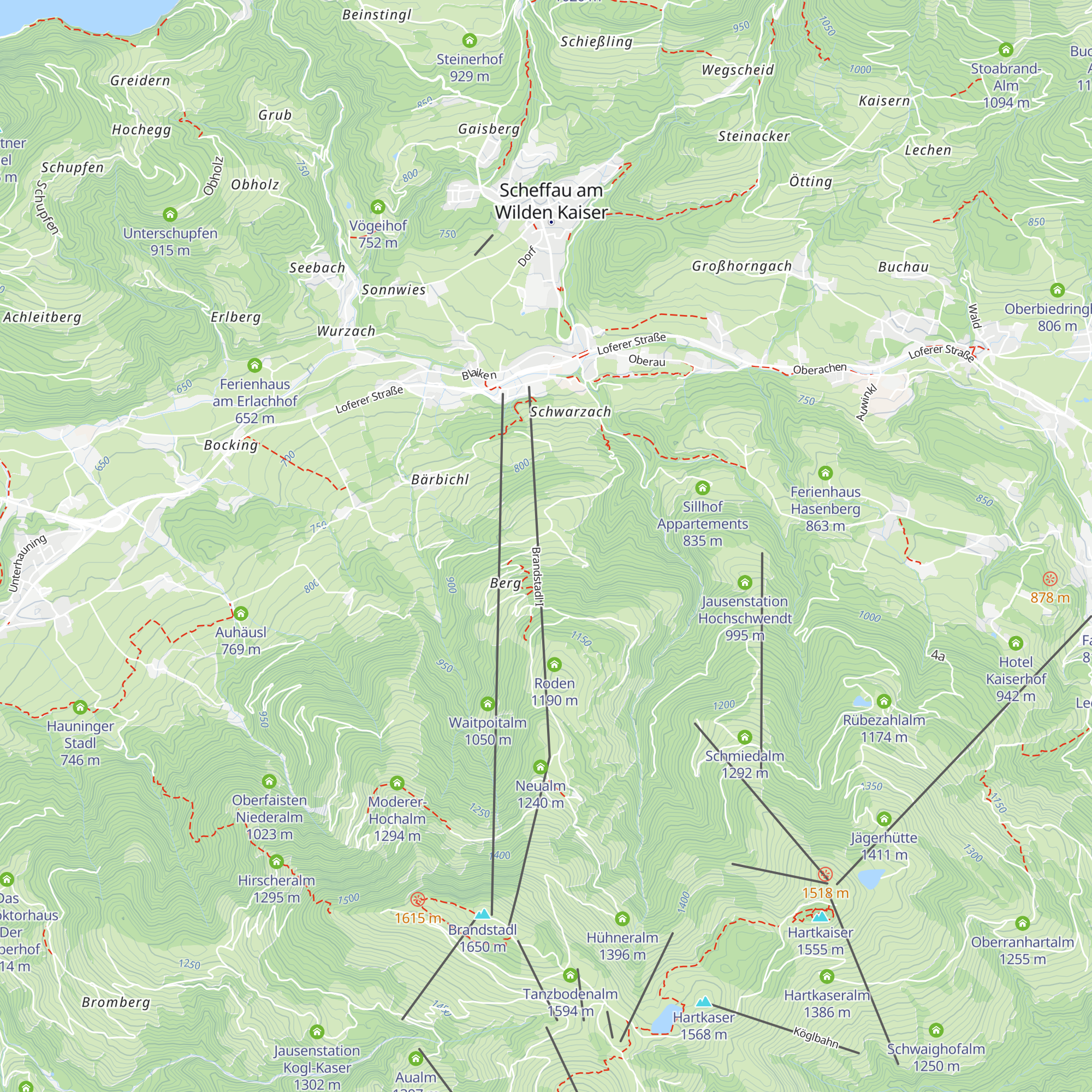 Berggasthof Bavaria map
