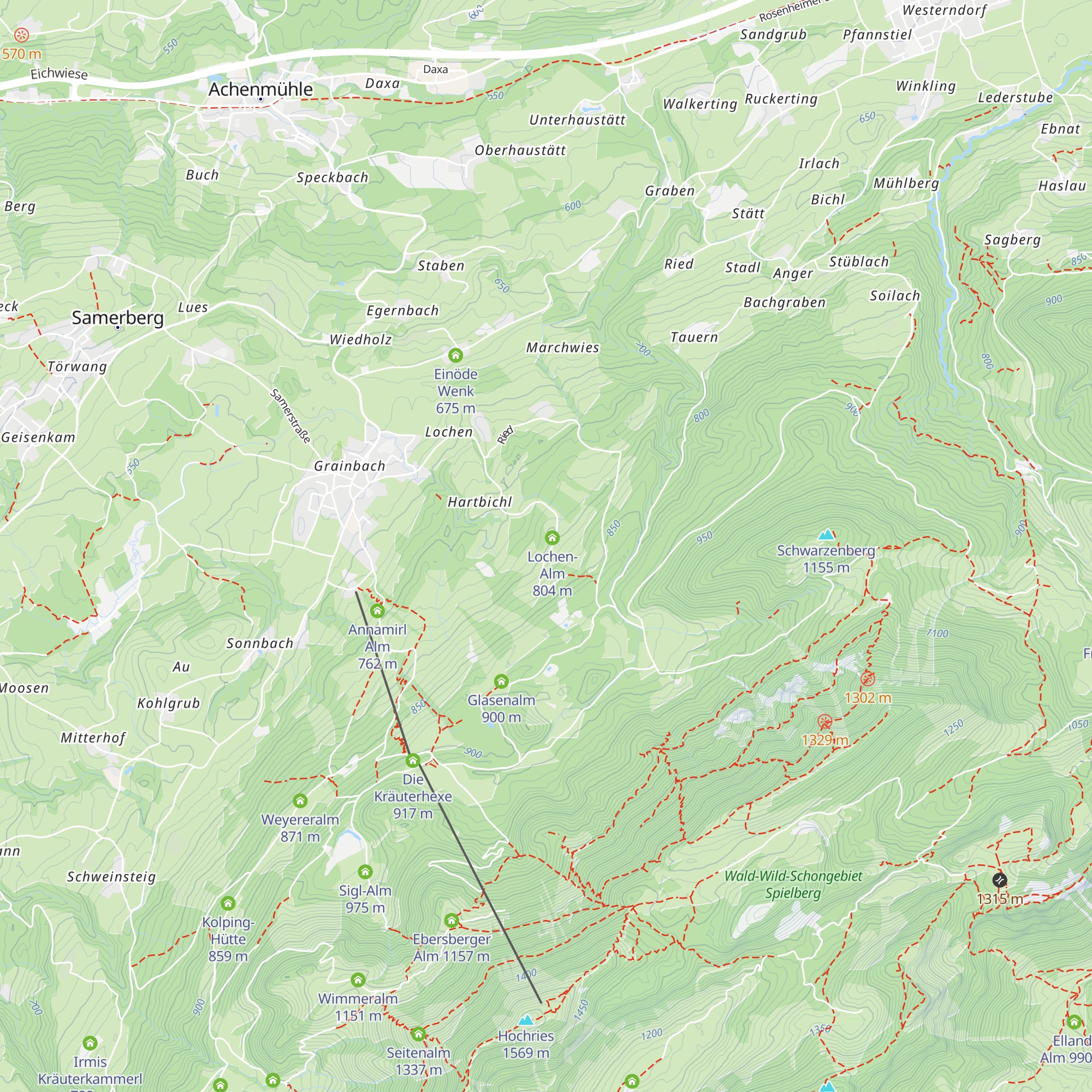 Lochen-Alm map
