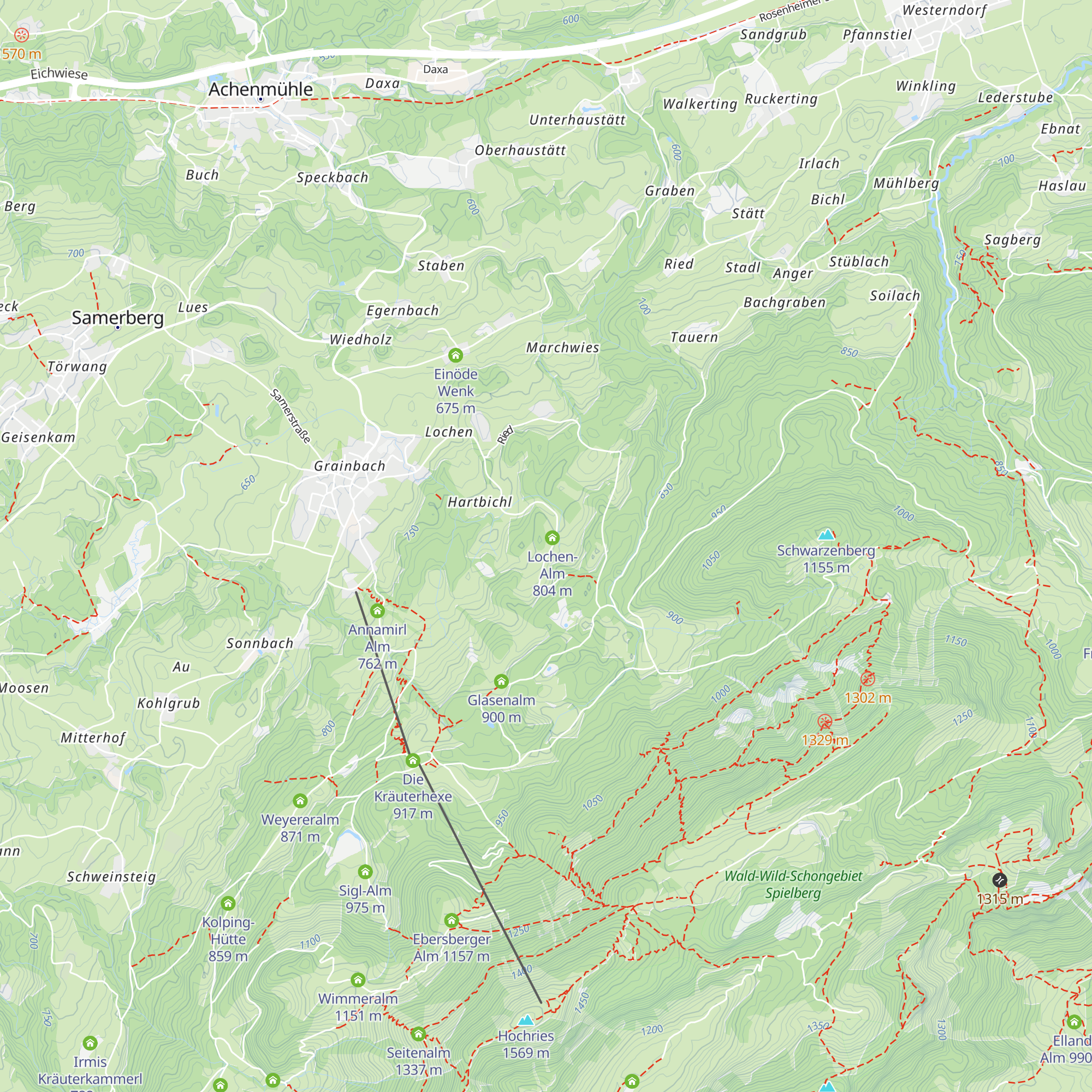 Lochen-Alm map