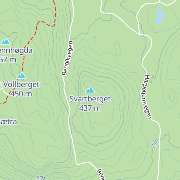 Map of Svartberget